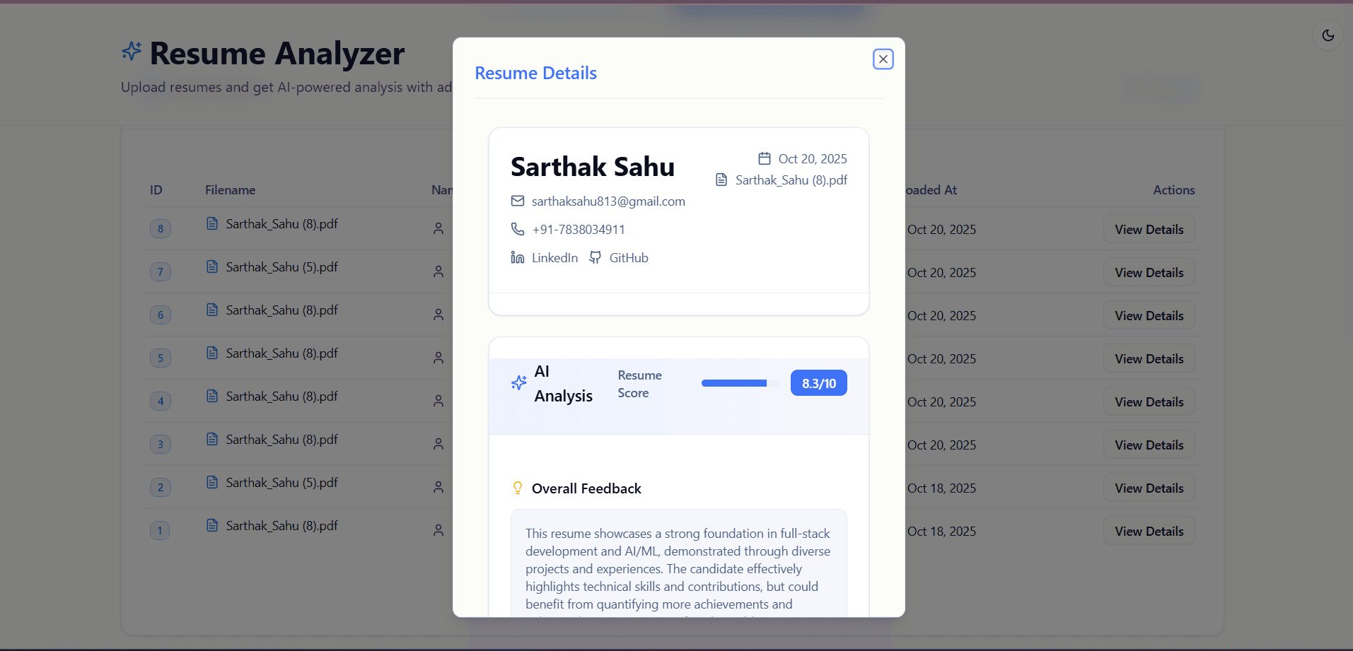 Resume Analyzer